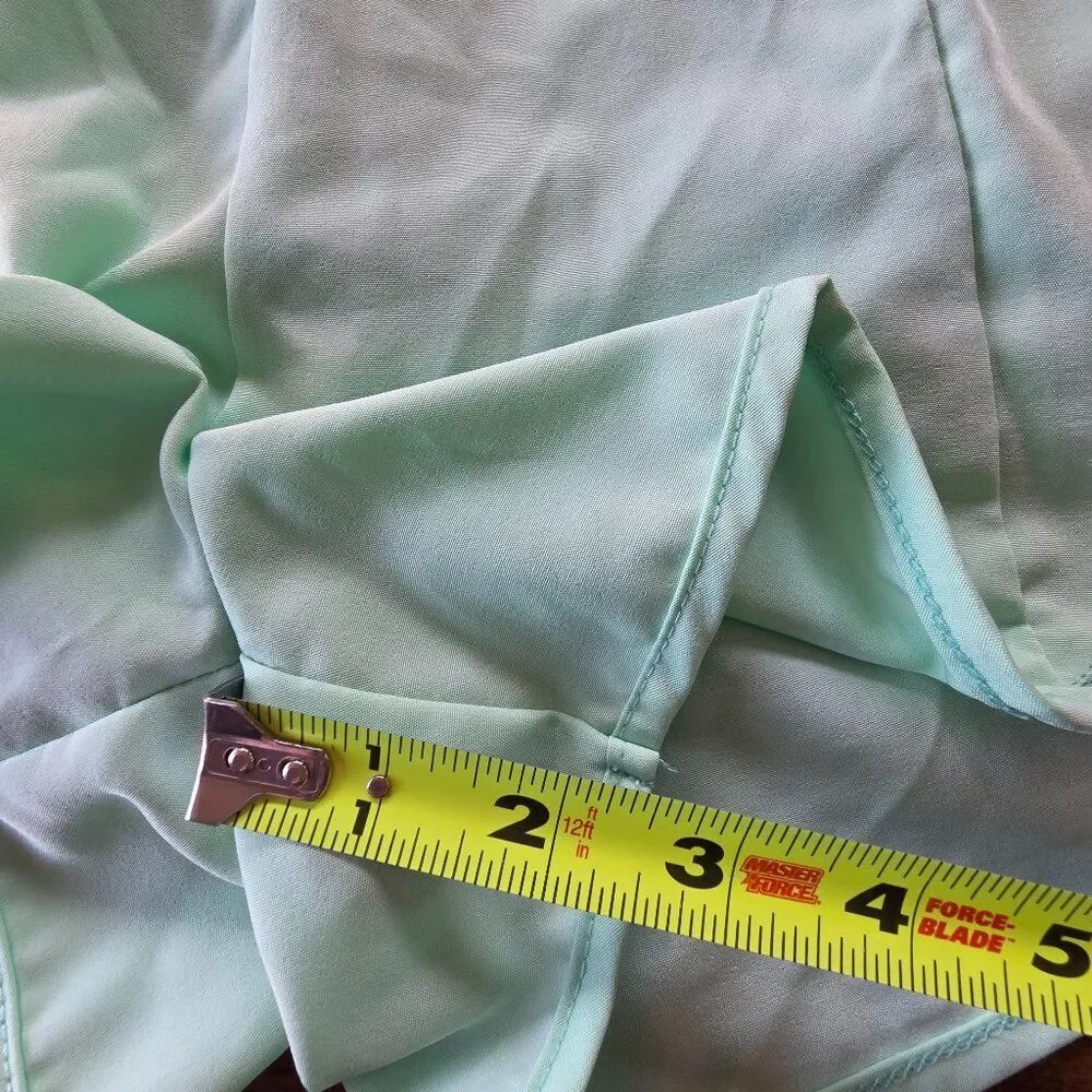 Mint Green Athletic Running Shorts High Rise Elastic Waist Activewear NWOT S